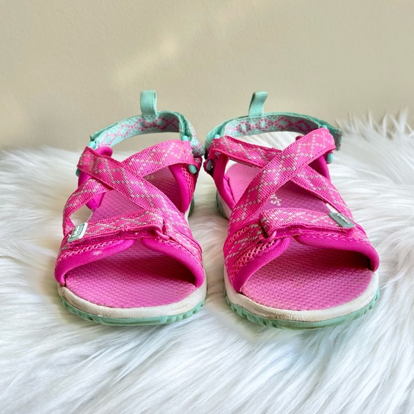 Carter’s Splash 3G Pink and Teal Sandals - Picture 2 of 6